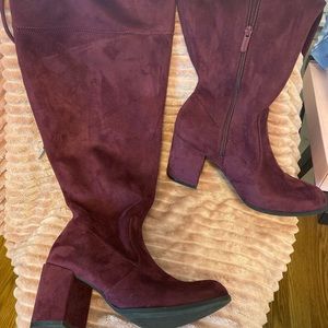 Torrid wide width wide calf thigh high boots